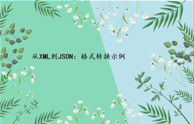 从XML到JSON：格式转换示例